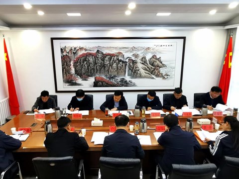 商丘市城市管理局党组书记、局长李长领 主持召开第9次党组（扩大）会议