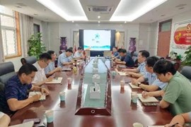 7月13日，南水北调及黄河故道水生态修复与治理洽谈座谈会。