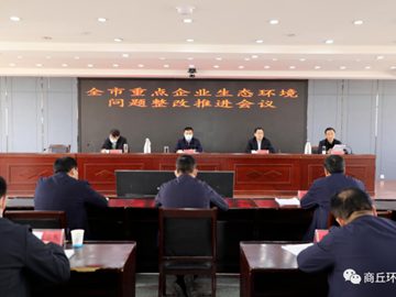 我市召开重点企业突出生态环境问题整改推进会