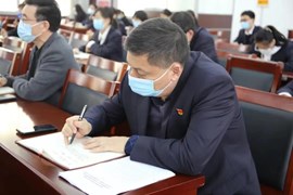 商丘市医保局专题传达学习党的二十大精神以及习近平总书记视察陕西延安和河南安阳重要讲话精神