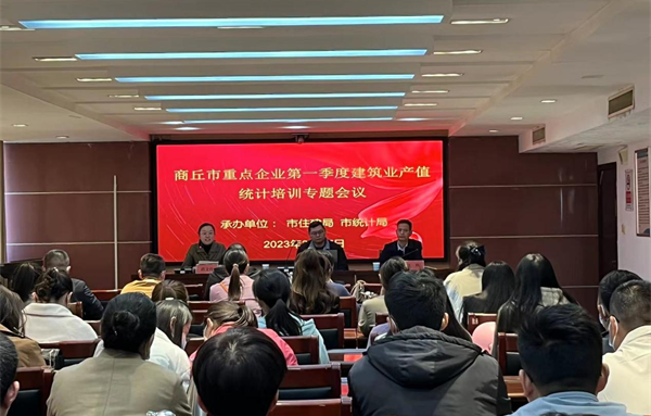 市住建局召开全市重点企业第一季度 建筑业产值统计培训专题会议